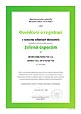 Certifikát Zelená úsporám